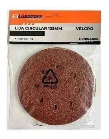 DISCO LIJA 5" CON VELCRO...